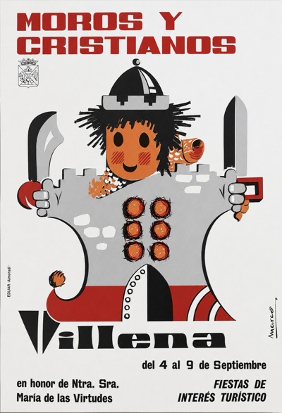 Cartel Moros y Cristianos 1969
